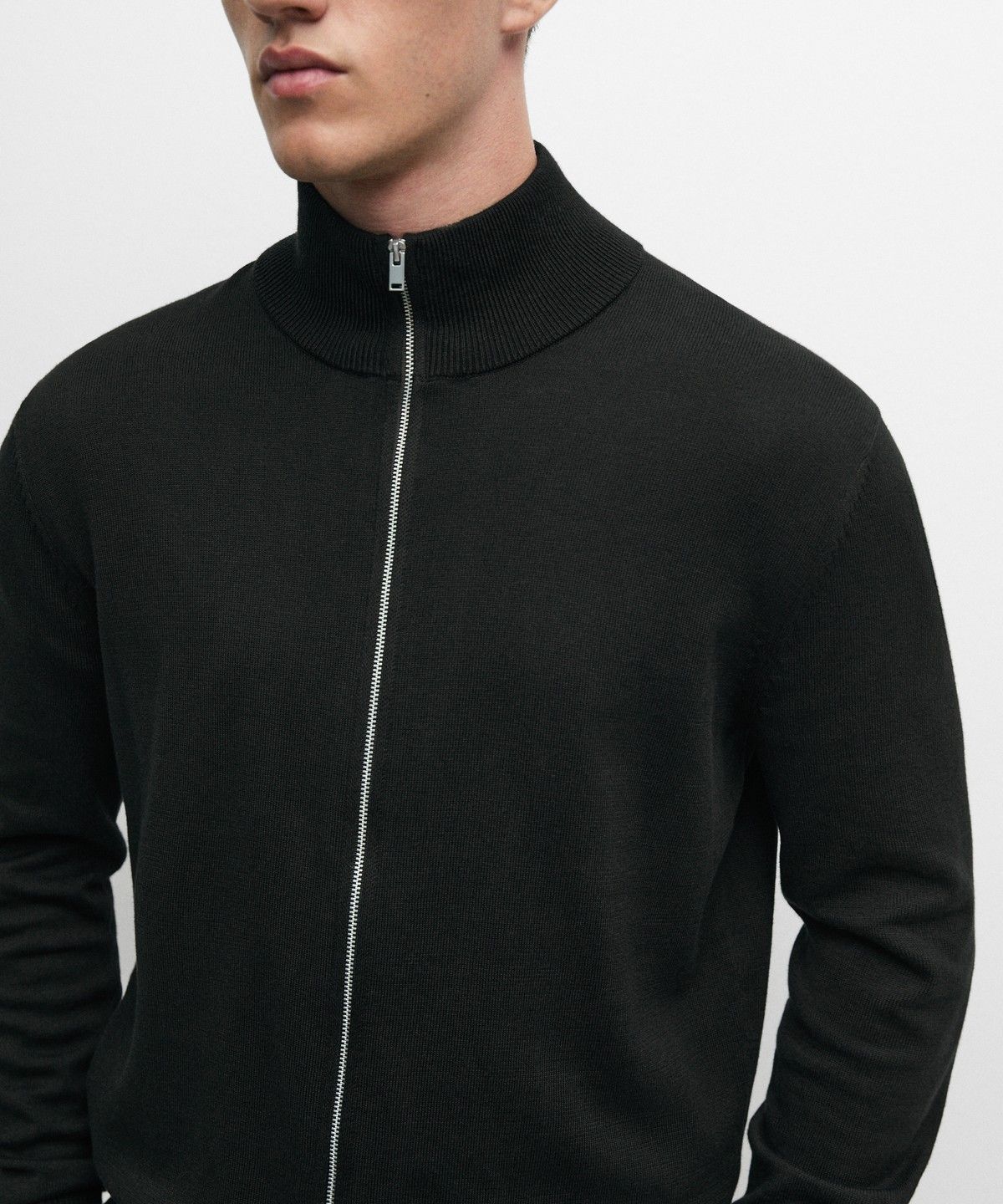 마시모두띠(MASSIMO DUTTI) 100% 코튼 니트 가디건