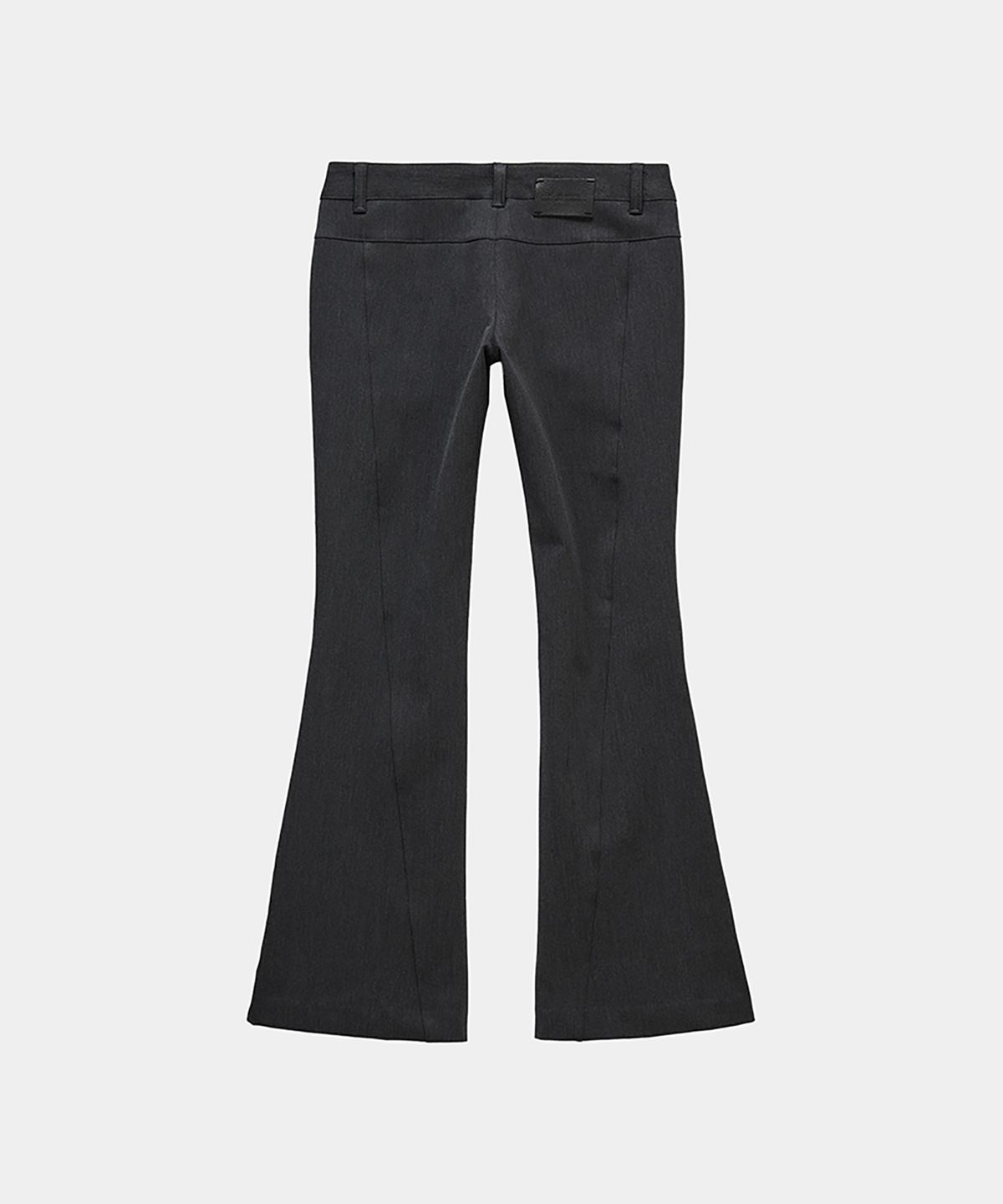 에트오소메(ETRE AU SOMMET) Button Stitch Low Rise Bootcut Pants (Charcoal)