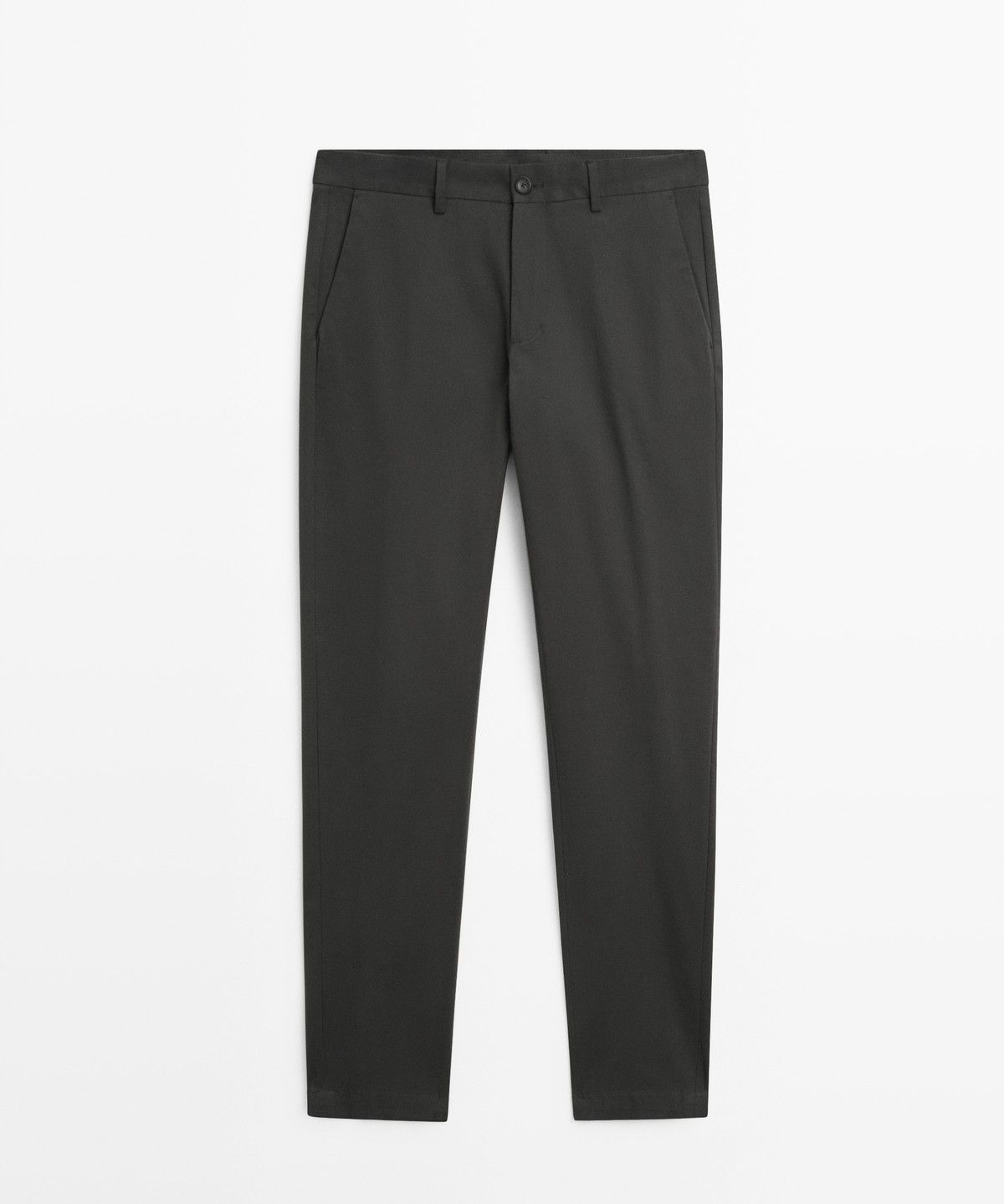 마시모두띠(MASSIMO DUTTI) 코튼 블렌드 슬림핏 팬츠