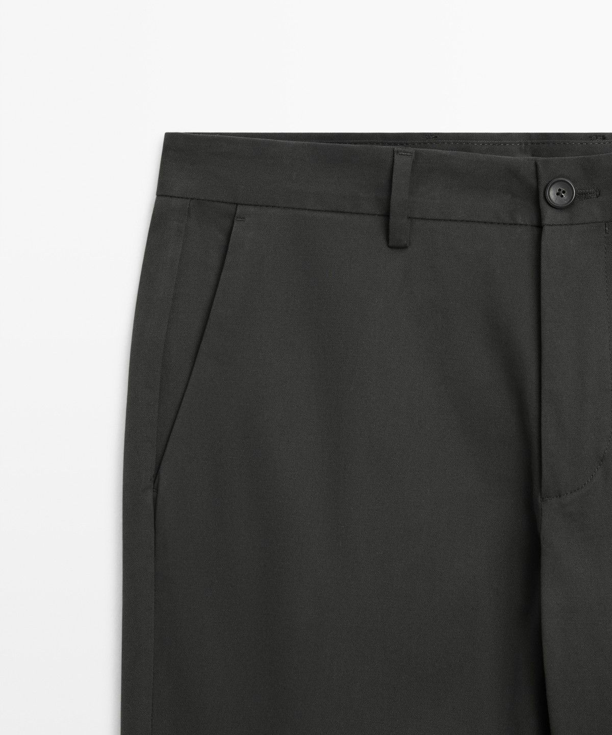 마시모두띠(MASSIMO DUTTI) 코튼 블렌드 슬림핏 팬츠