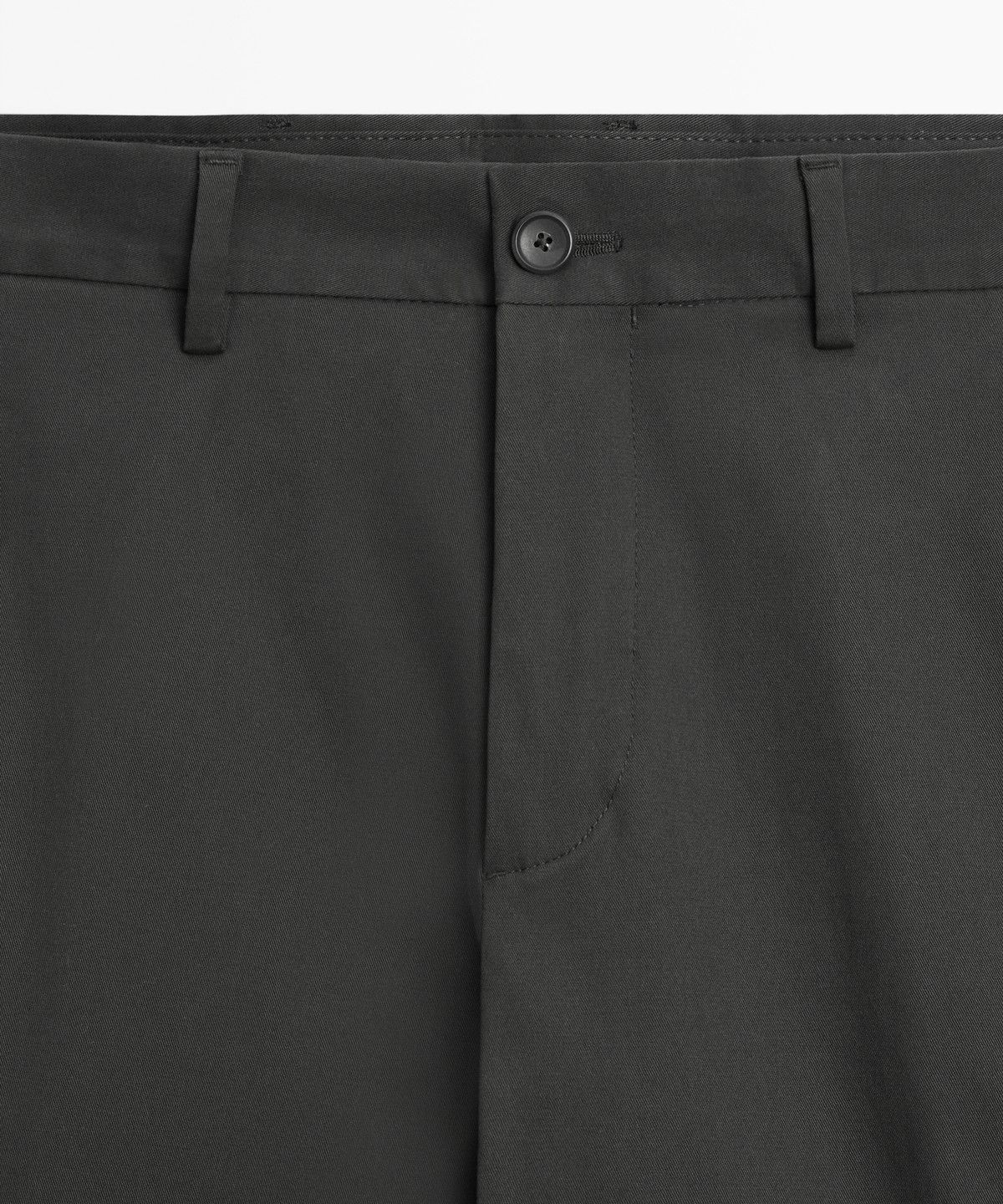 마시모두띠(MASSIMO DUTTI) 코튼 블렌드 슬림핏 팬츠