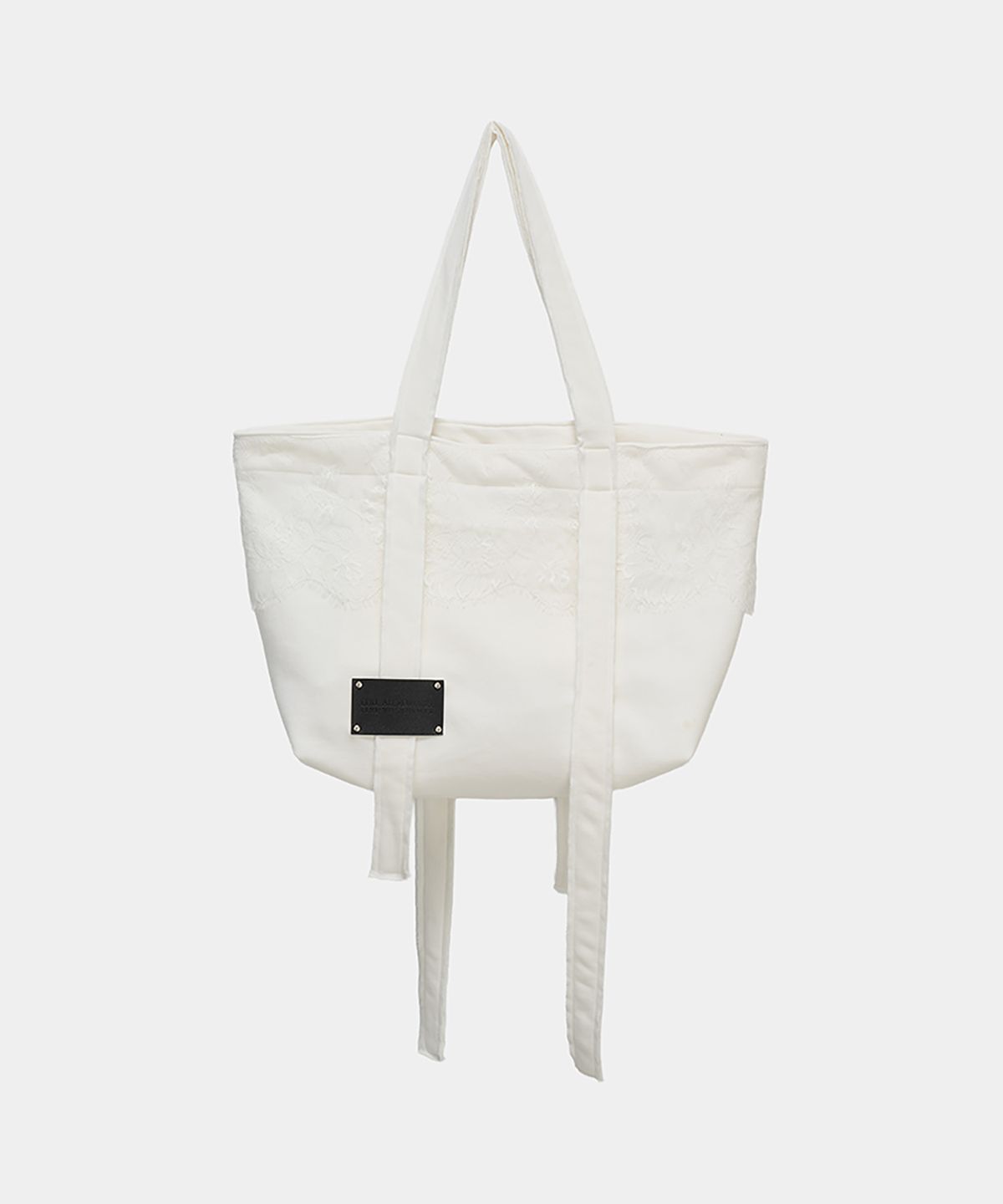 에트오소메(ETRE AU SOMMET) Corset Strap Shoulder Bag (White)