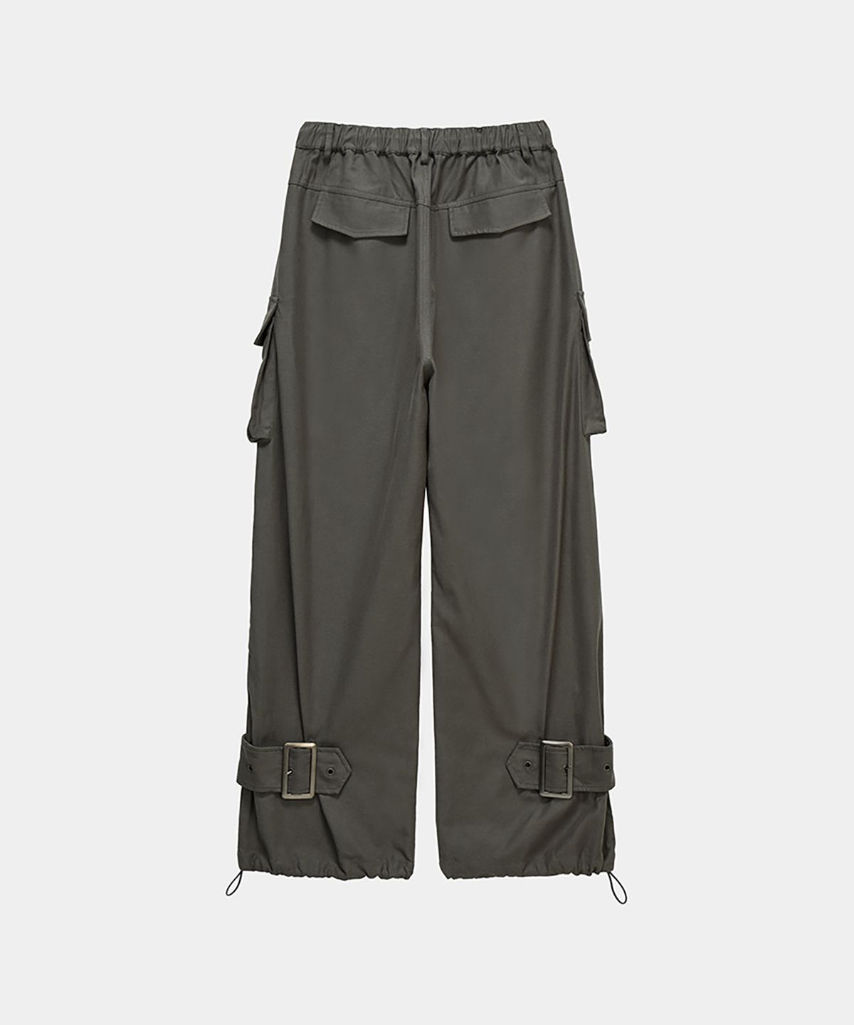 에트오소메(ETRE AU SOMMET) Panel Multi Pocket Cargo Pants (Charcoal)