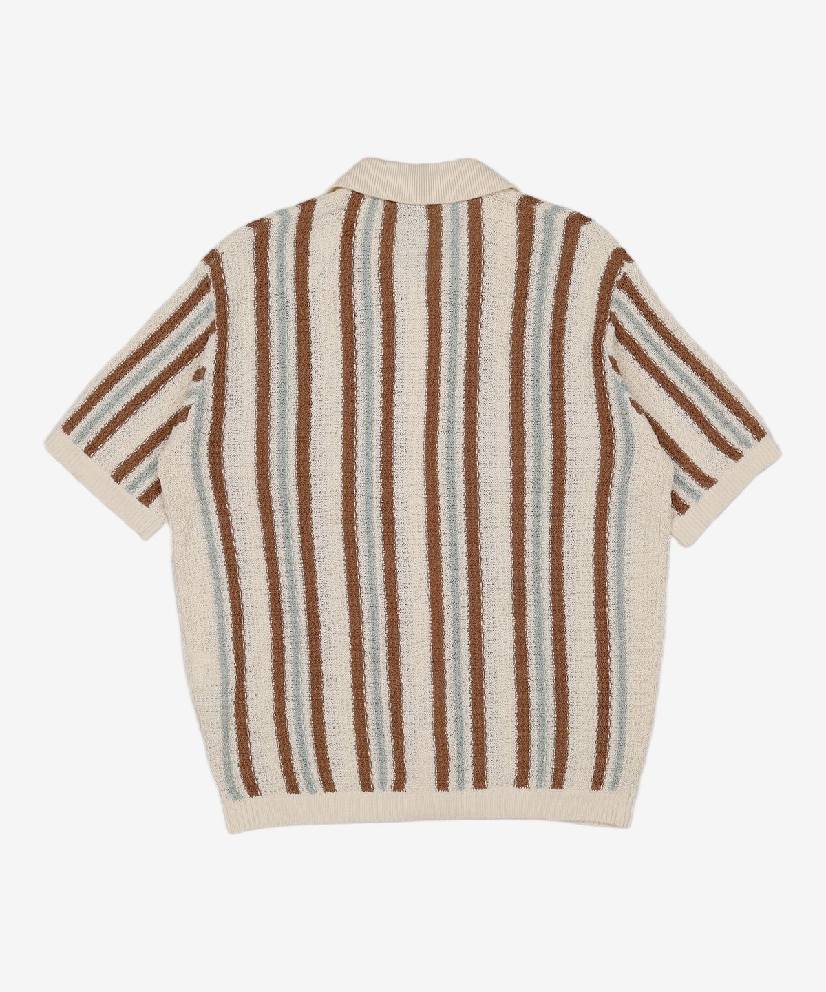 시리즈(SERIES) Paper yarn 패턴 루즈핏 하프 슬리브 가디건_SAWAM25711IVX 95