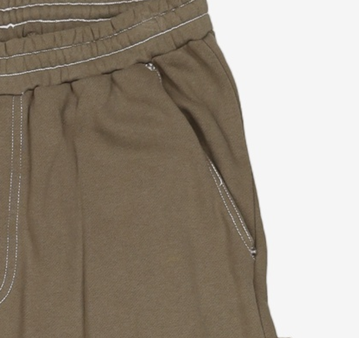 크리틱(CRITIC) DOUBLE KNEE SWEATPANTS KHAKI M