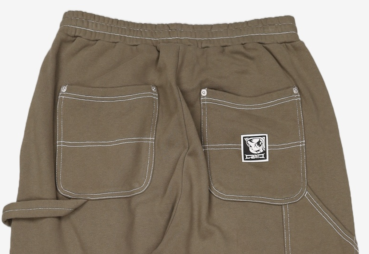 크리틱(CRITIC) DOUBLE KNEE SWEATPANTS KHAKI M