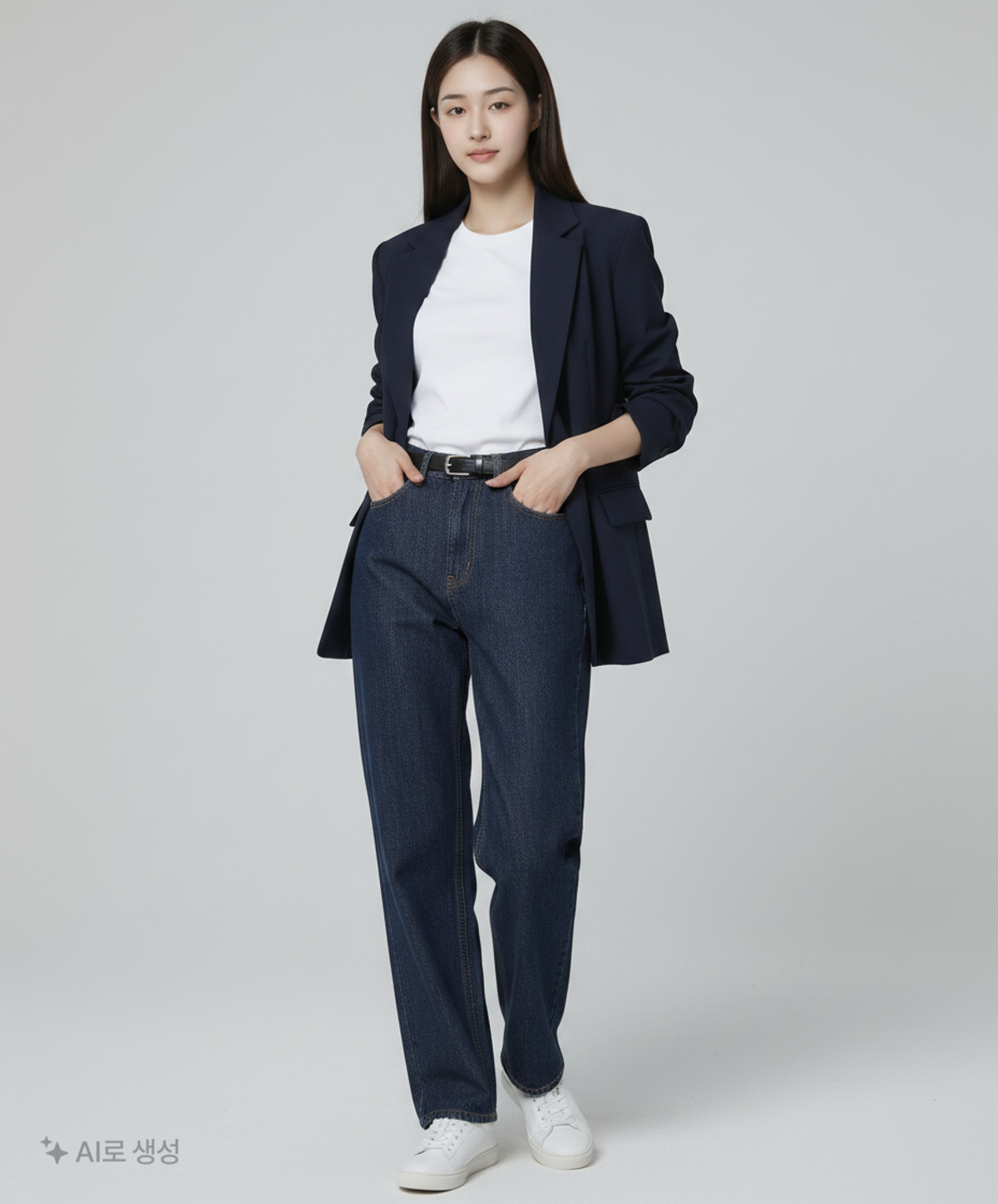 바우로 코스메틱(BOWLOW) 청/데님 팬츠 S