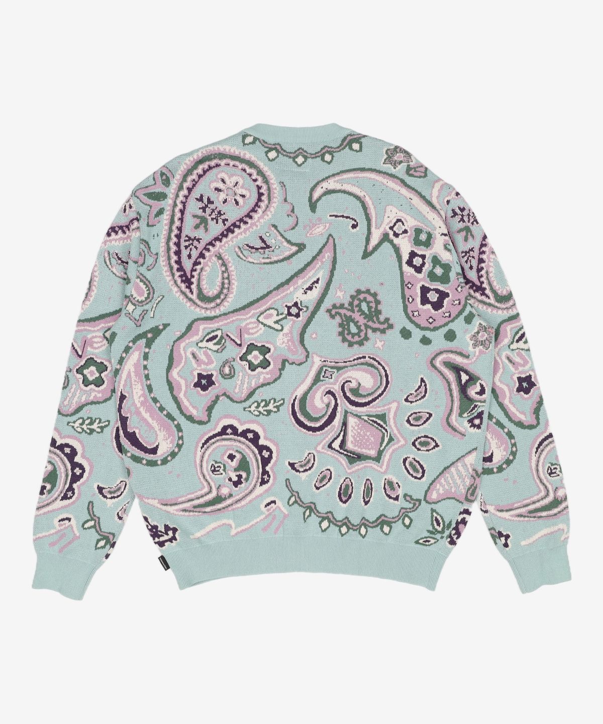 디스이즈네버댓(THISISNEVERTHAT) Paisley Jacquard Knit Sweater Teal L