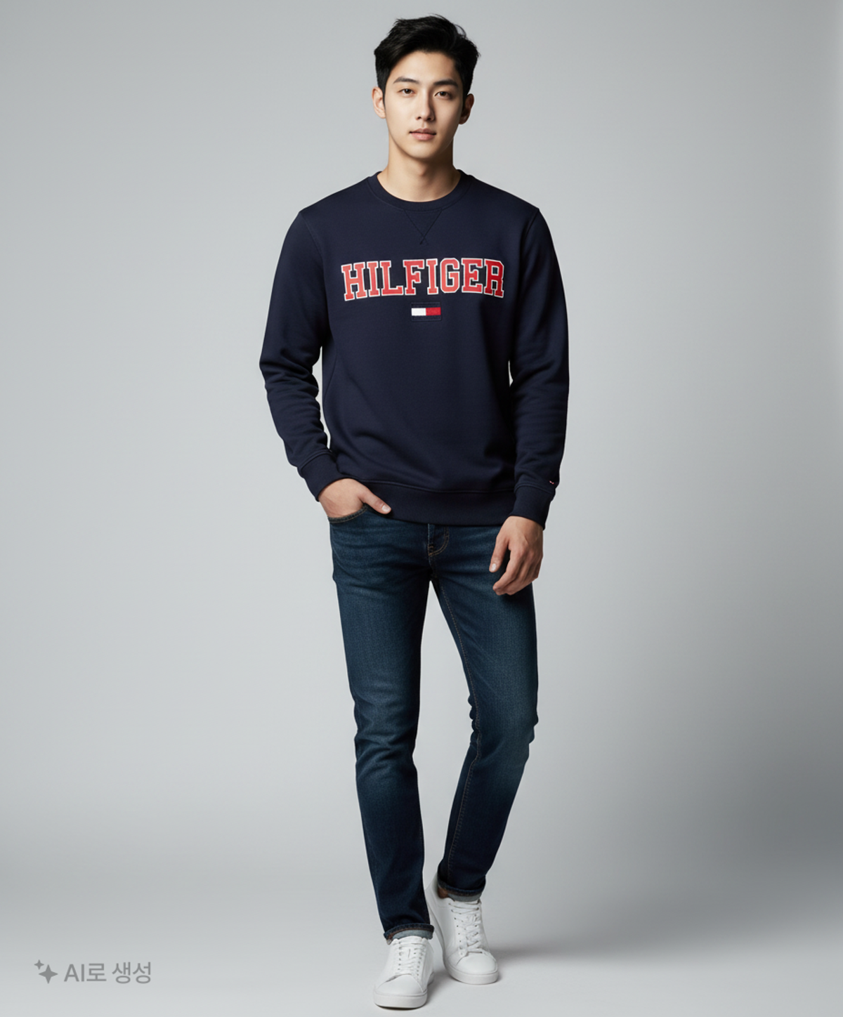 타미힐피거(TOMMY HILFIGER) 맨투맨/스웨트셔츠 M