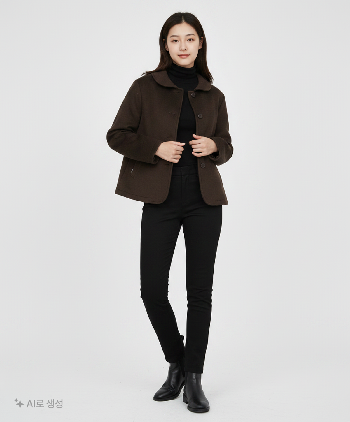 커버낫(COVERNAT) 겨울 싱글 코트 M