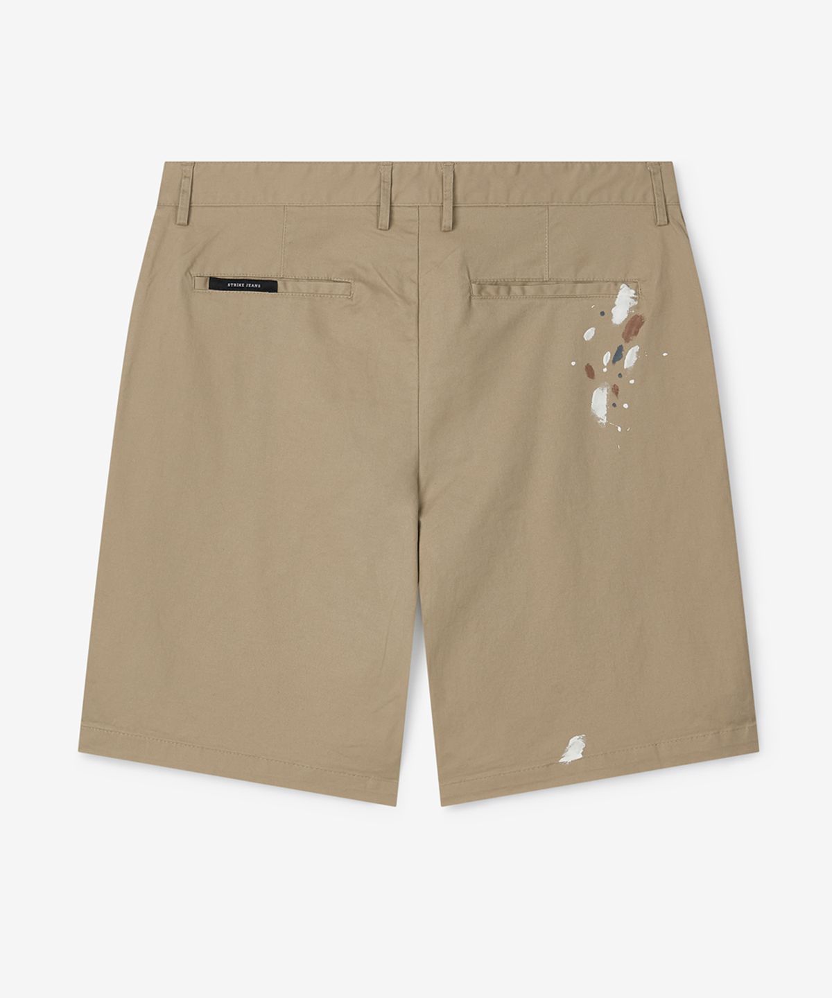 스트라이크(STRIKE) Atelier Painted Single-Tuck Chino Shorts (BEIGE)