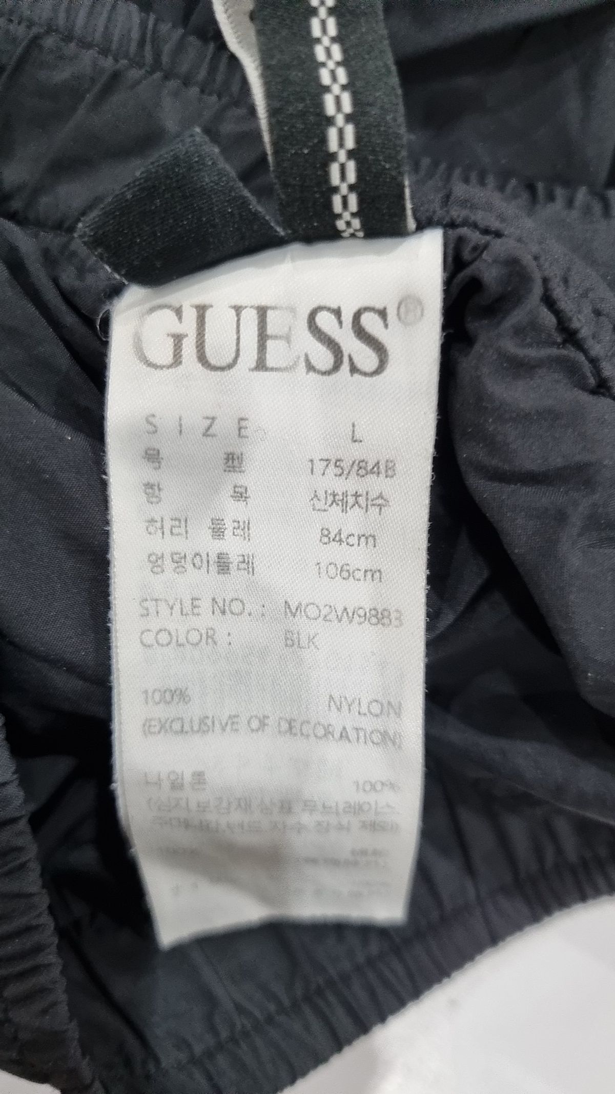 게스(GUESS) 남성 나일론 반바지 L