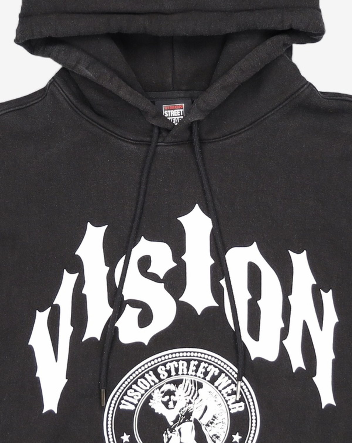 비전스트릿웨어(VISION STREETWEAR) VSW Vintage Arch Logo Hoodie Black M