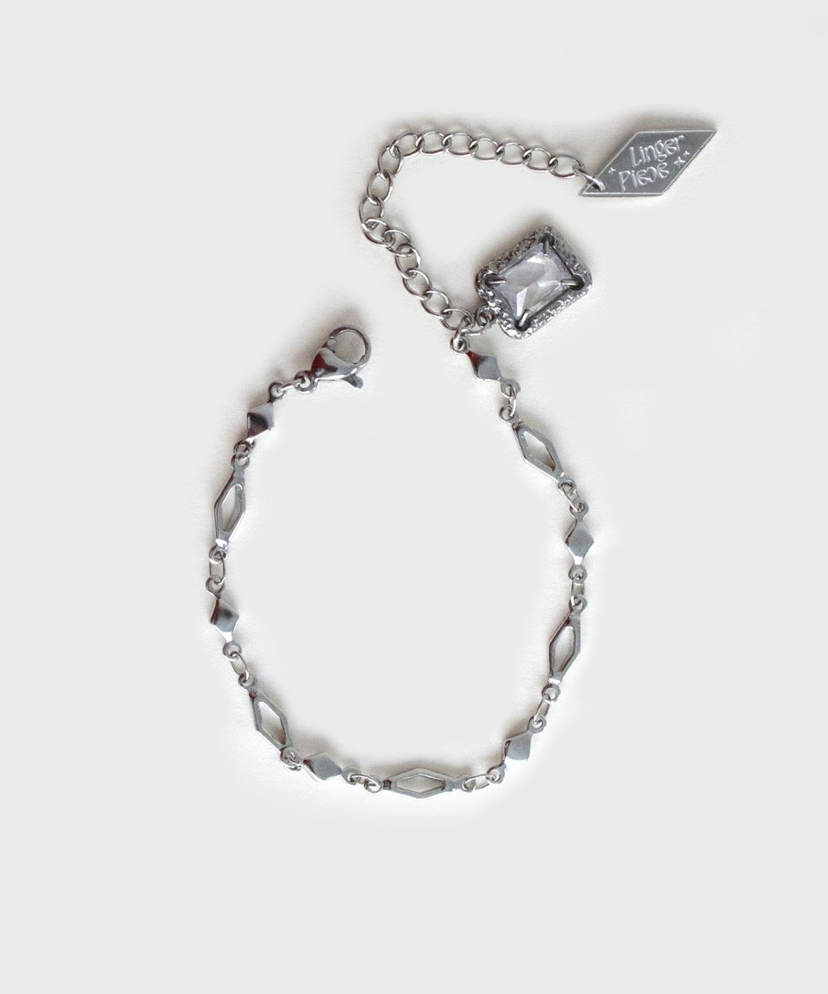 링거피스(LINGER PIECE) Rhombus chain bracelet