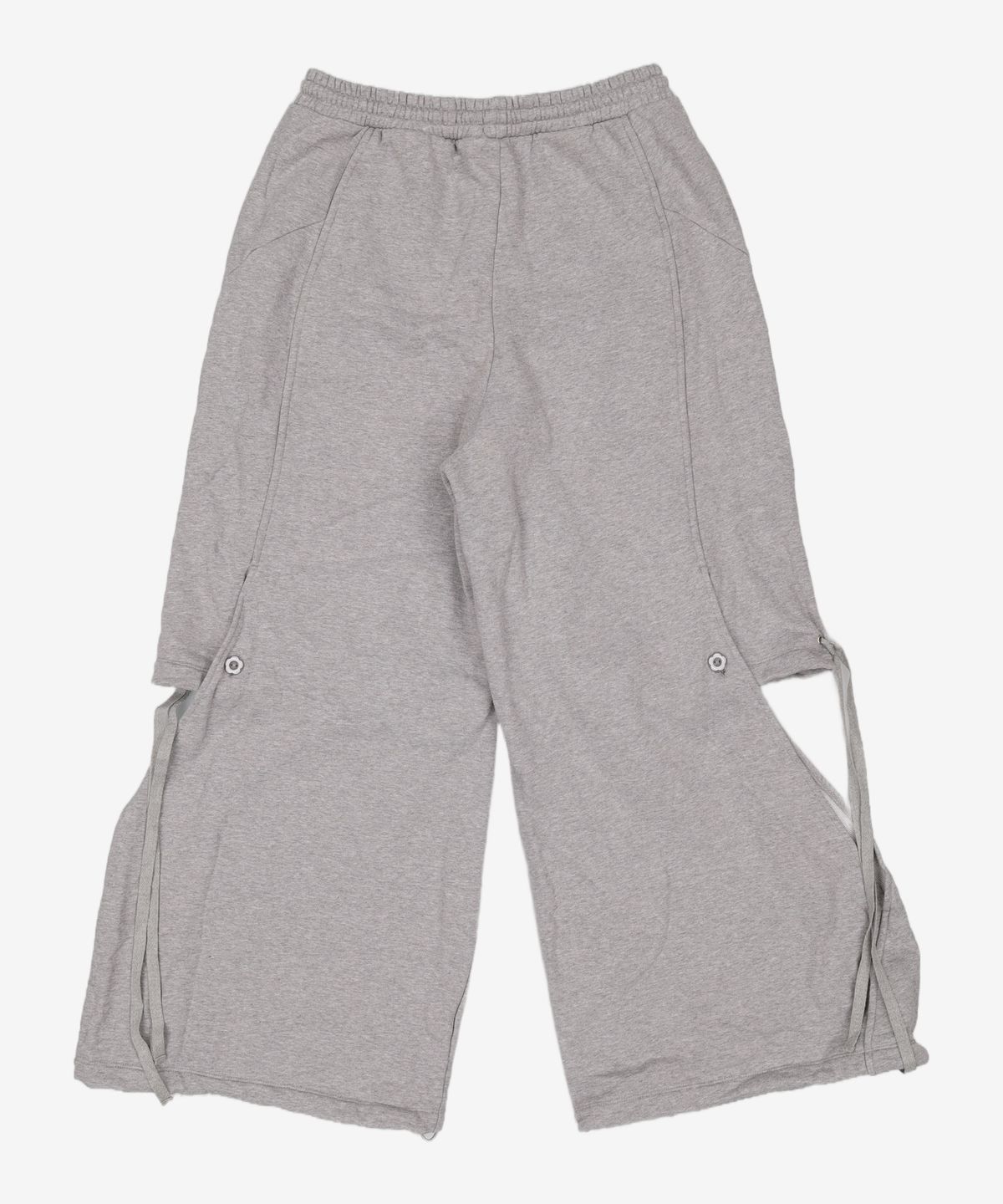 뚜오미오(TUOMIO) DOUBLE LAYERED SWEATPANTS [HEATHER GREY] FREE