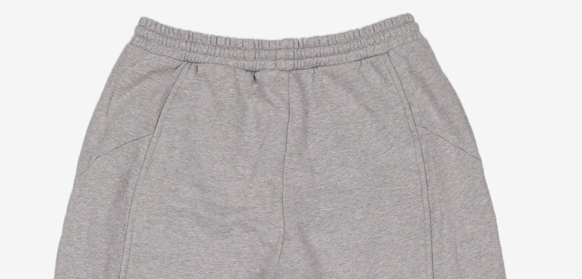 뚜오미오(TUOMIO) DOUBLE LAYERED SWEATPANTS [HEATHER GREY] FREE