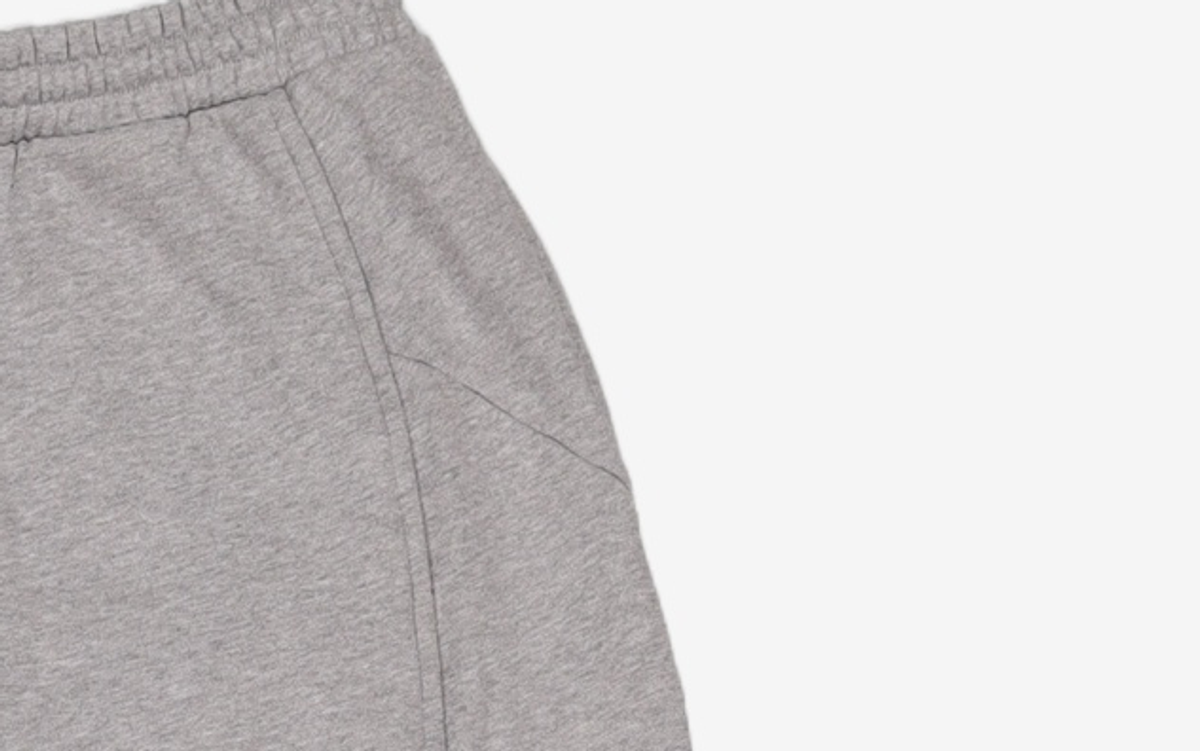 뚜오미오(TUOMIO) DOUBLE LAYERED SWEATPANTS [HEATHER GREY] FREE