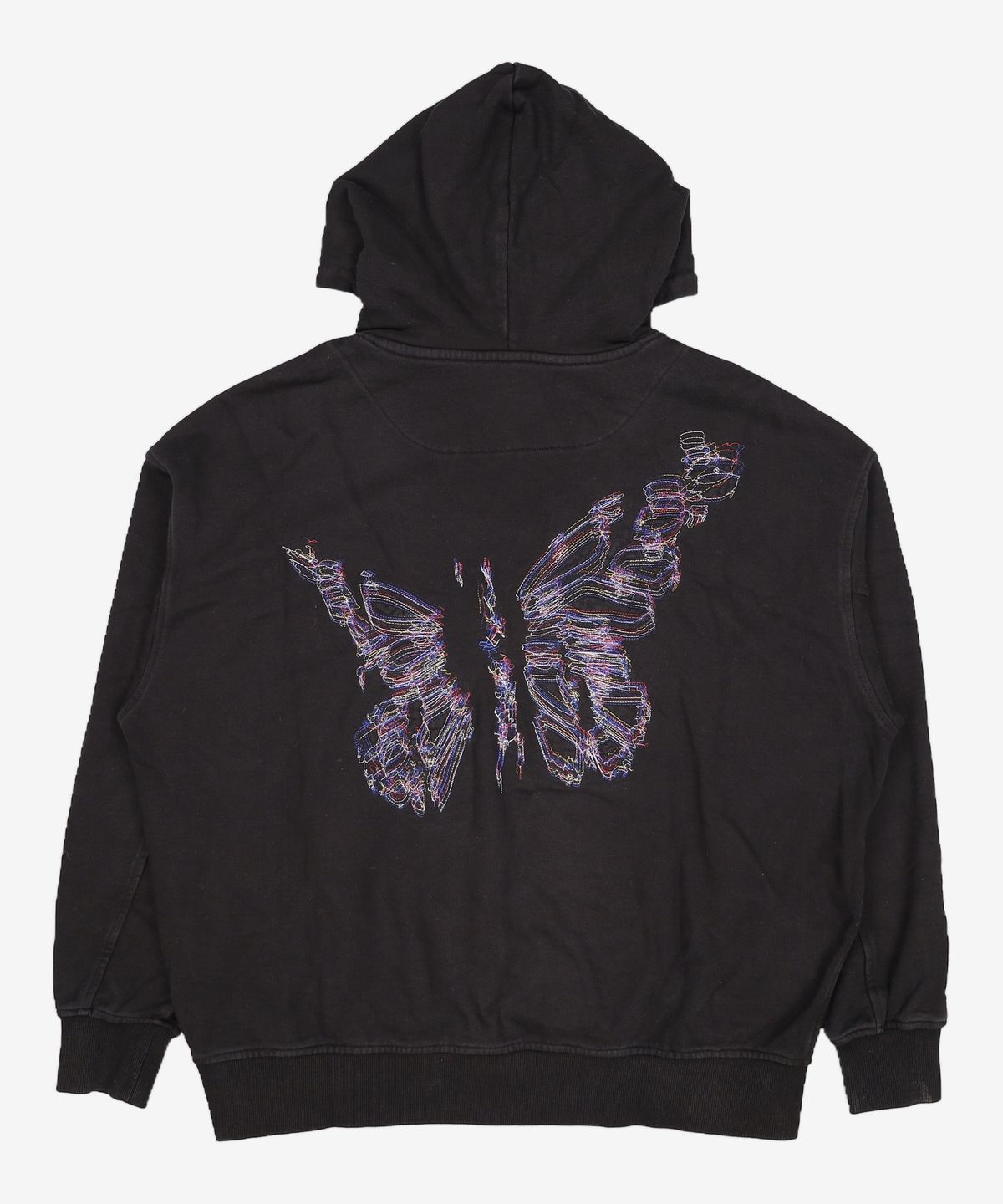 메종미네드(MAISON MINED) BUTTERFLY EFFECT HOODIE BLACK L