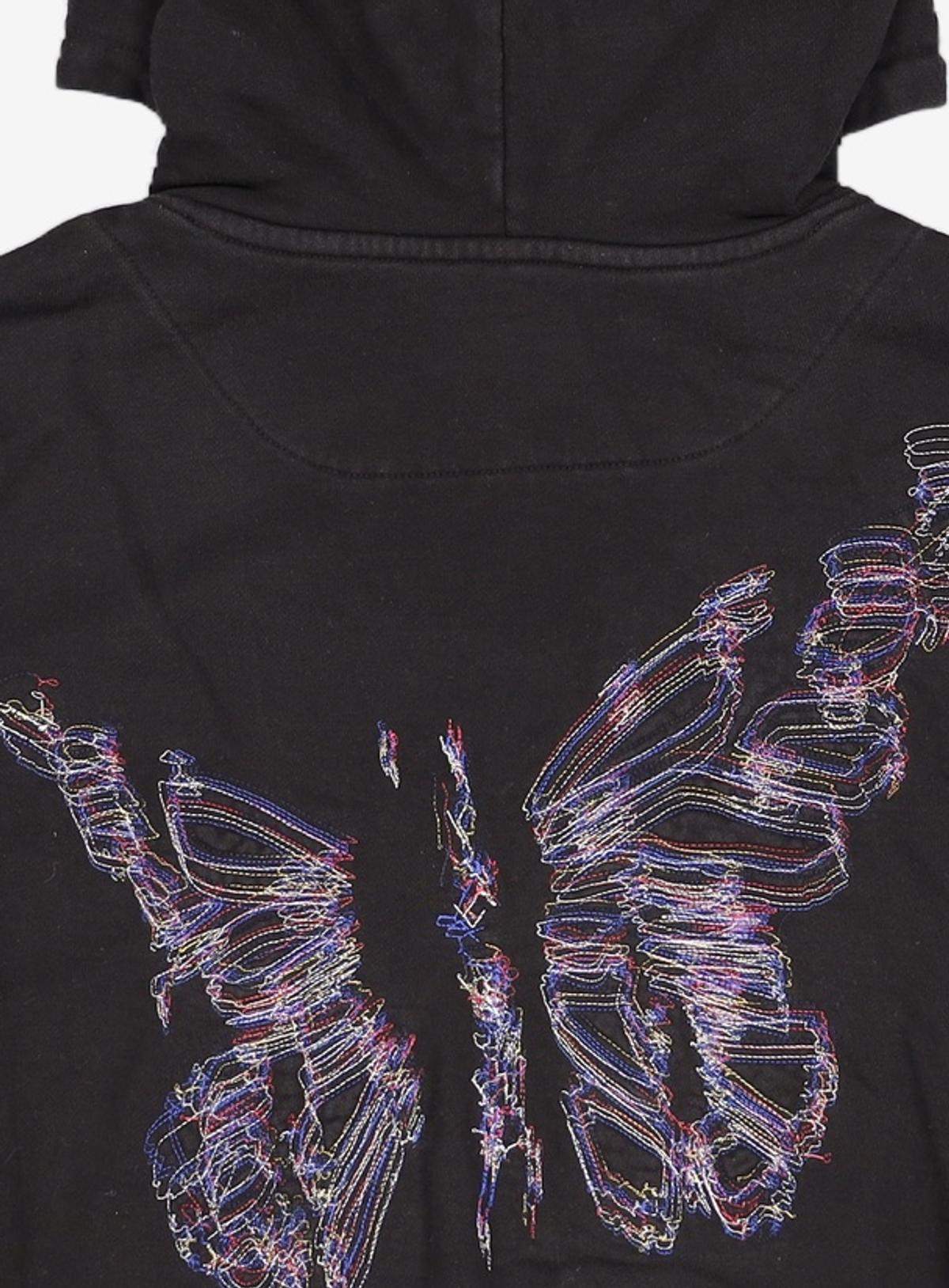 메종미네드(MAISON MINED) BUTTERFLY EFFECT HOODIE BLACK L