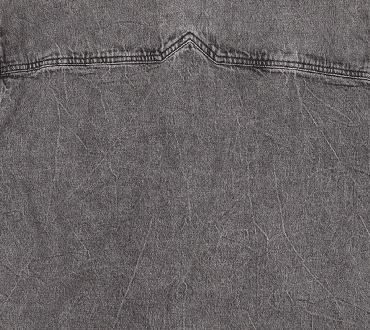 메종미네드(MAISON MINED) DUAL POCKET DENIM SHIRTS BLACK M