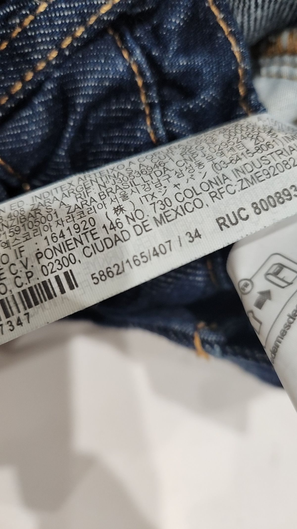 자라(ZARA) 청/데님 팬츠 USA 2