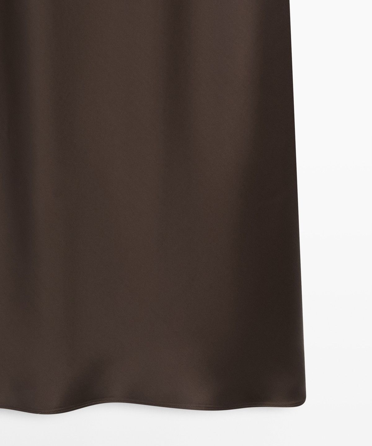 마시모두띠(MASSIMO DUTTI) 플루이드 새틴 미디 원피스