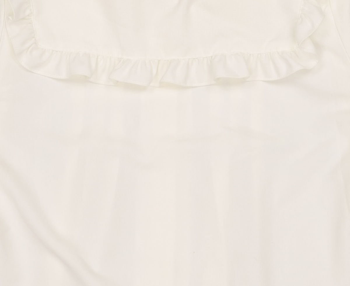 미쏘(MIXXO) 프릴 빅카라 블라우스 MIWBLAV28G L