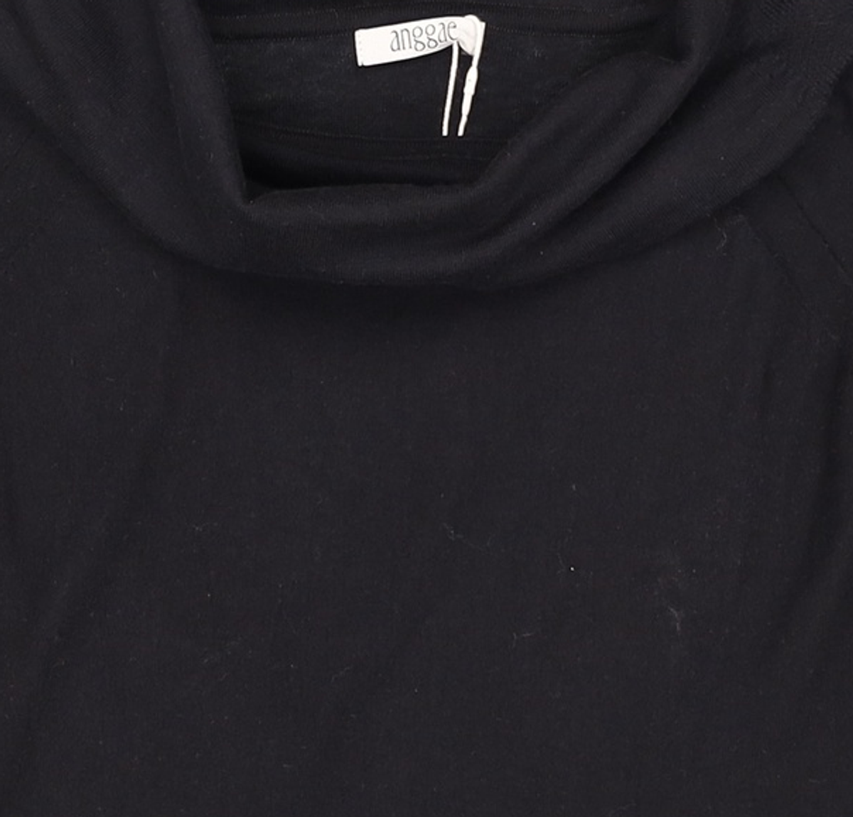 앙개(ANGGAE) Off Shoulder Pullover  Black S