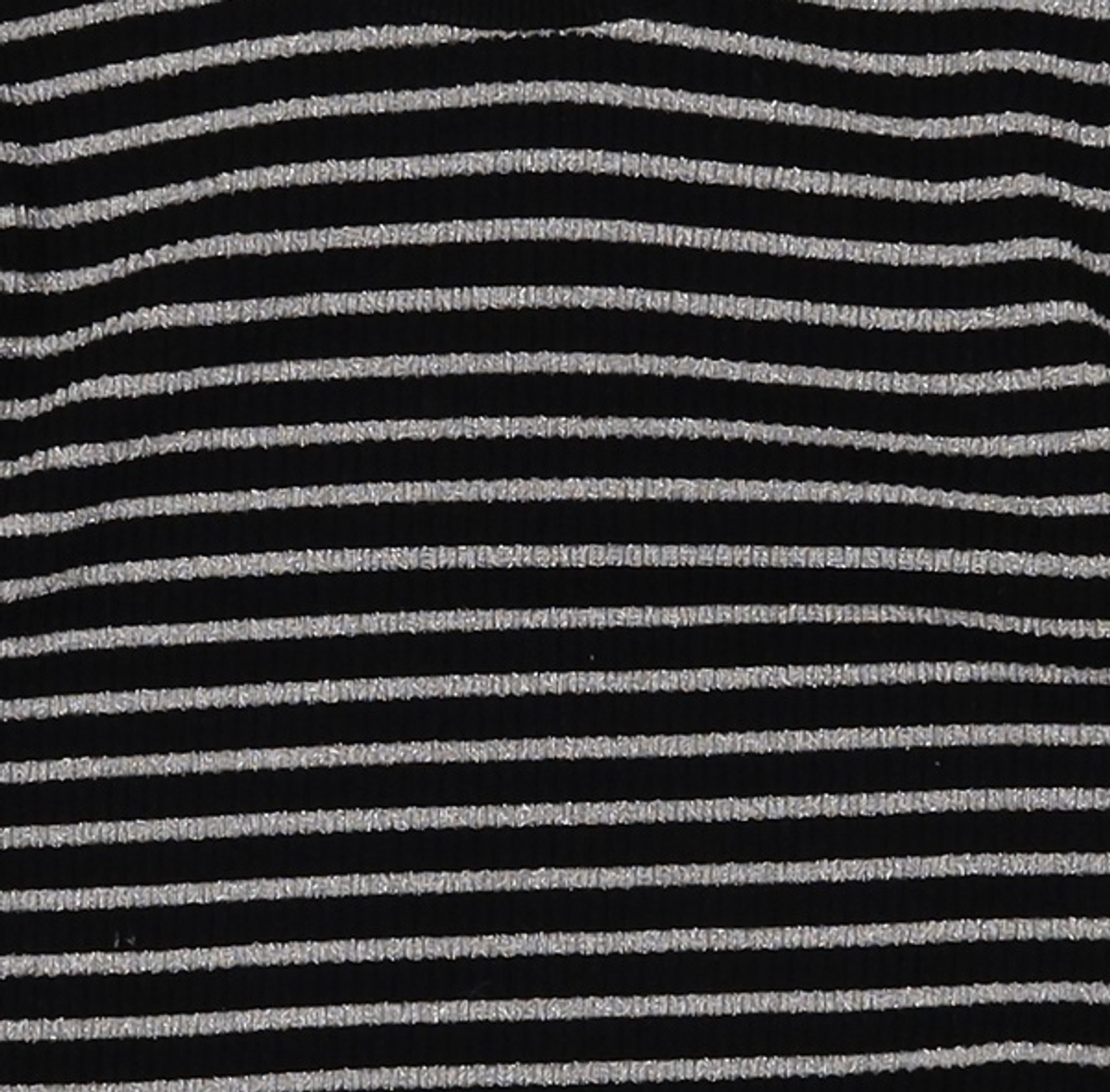 큐리티(CURETTY) C GLITTER STRIPE T-SHIRT_BLACK S