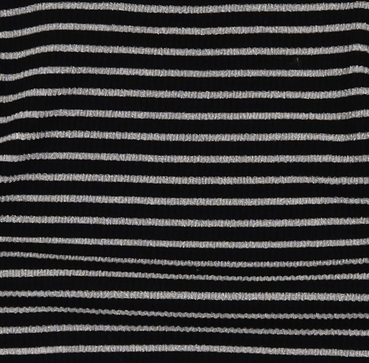 큐리티(CURETTY) C GLITTER STRIPE T-SHIRT_BLACK S