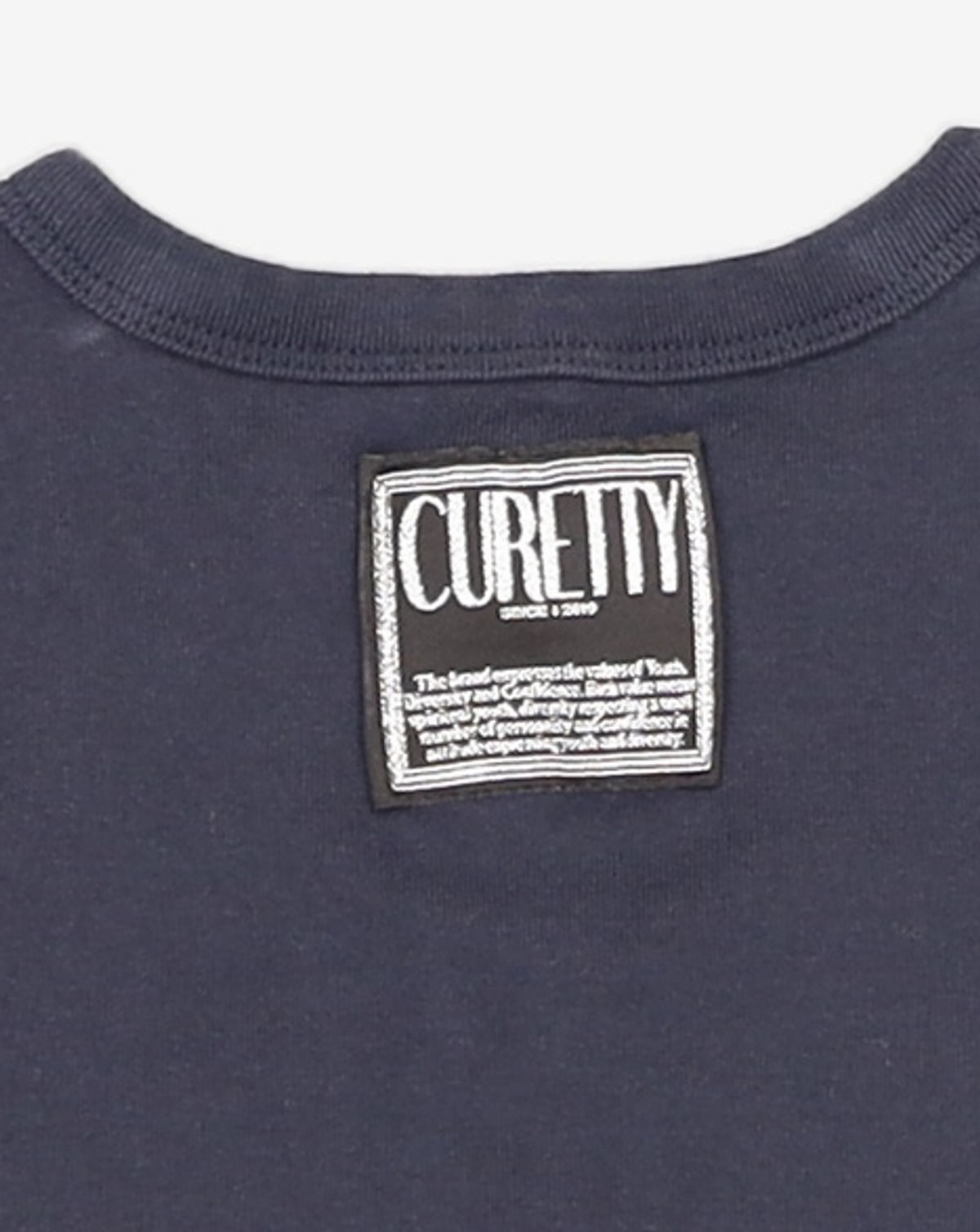 큐리티(CURETTY) C 90S LINE BASIC T-SHIRT_BLACK M
