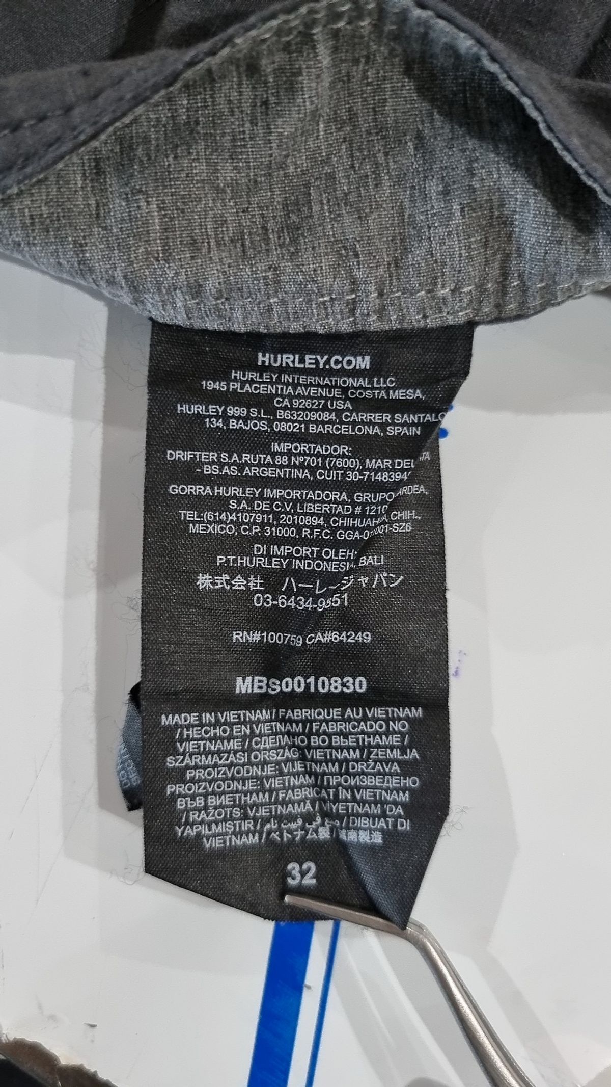 헐리(HURLEY) 숏팬츠 32