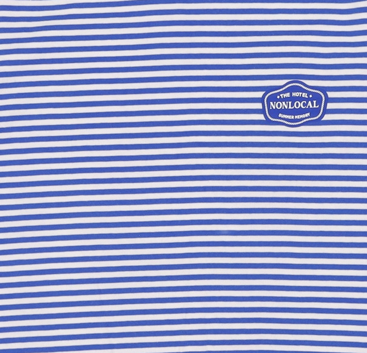 논로컬(NONLOCAL) Yacht Club T-shirt - Blue FREE