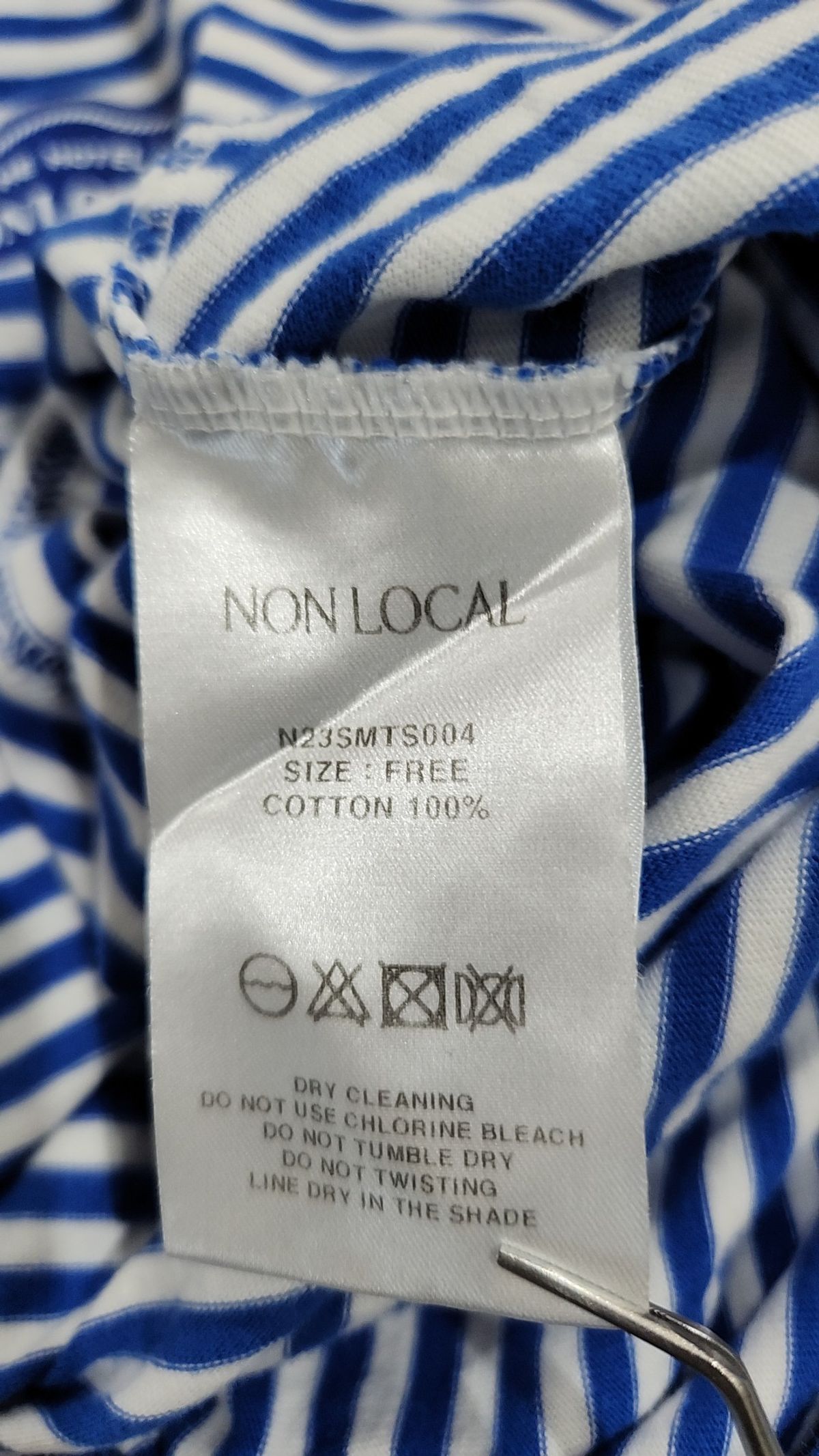 논로컬(NONLOCAL) Yacht Club T-shirt - Blue FREE