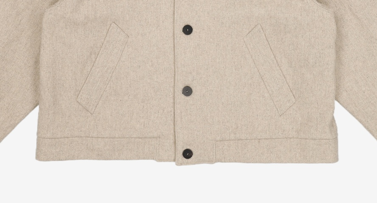 로드 존 그레이(LORD JOHN GREY) park wool short coat beige XL