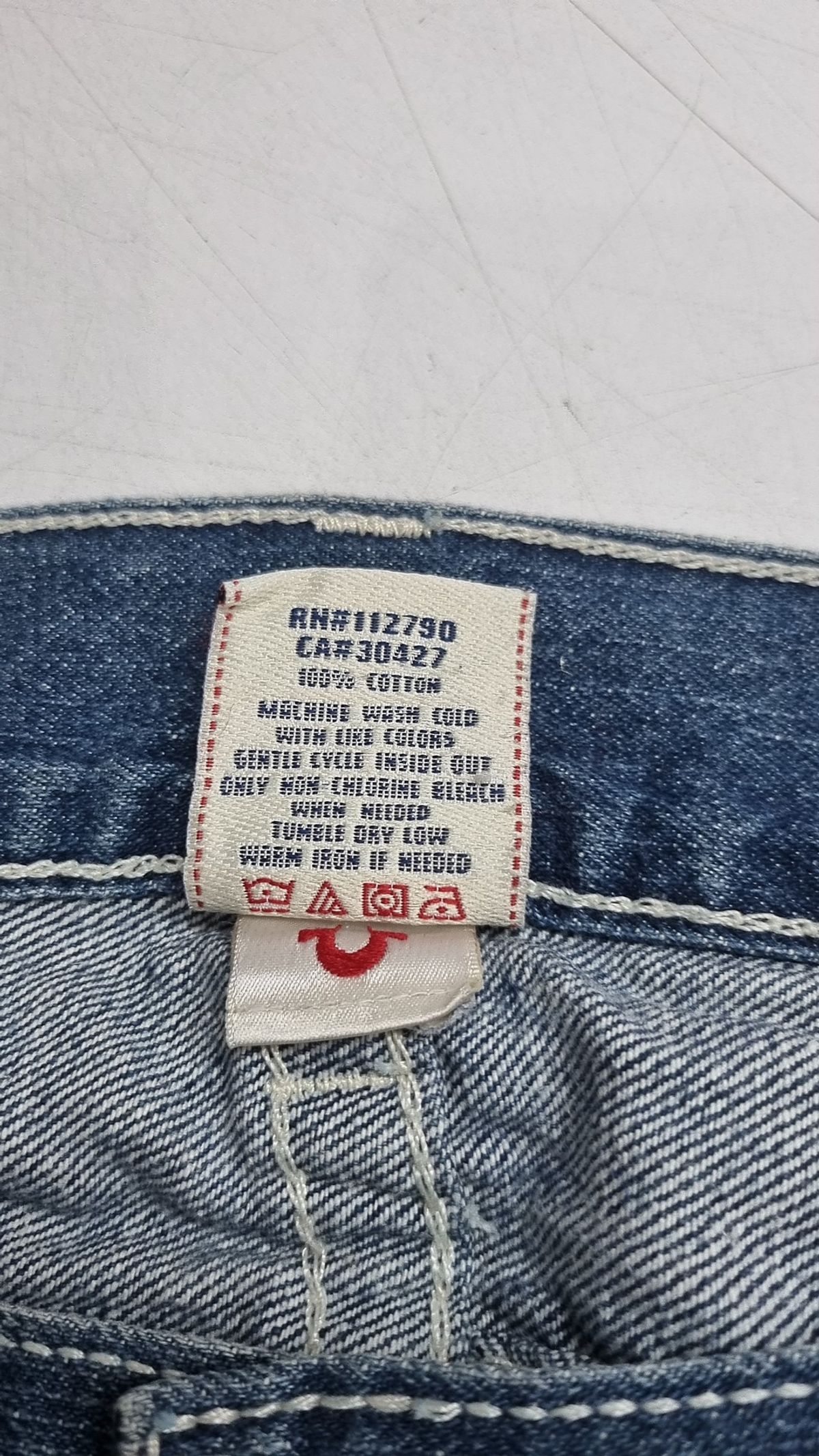 트루릴리젼(TRUERELIGION) 청/데님 팬츠 36