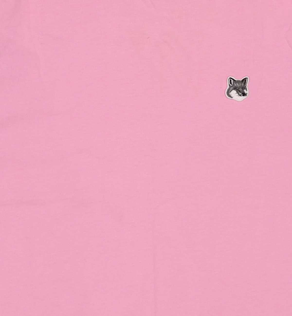 메종 키츠네(MAISON KITSUNE) 그레이 폭스헤드 반팔 티셔츠 GM00118KJ0008 P100 WHITE L