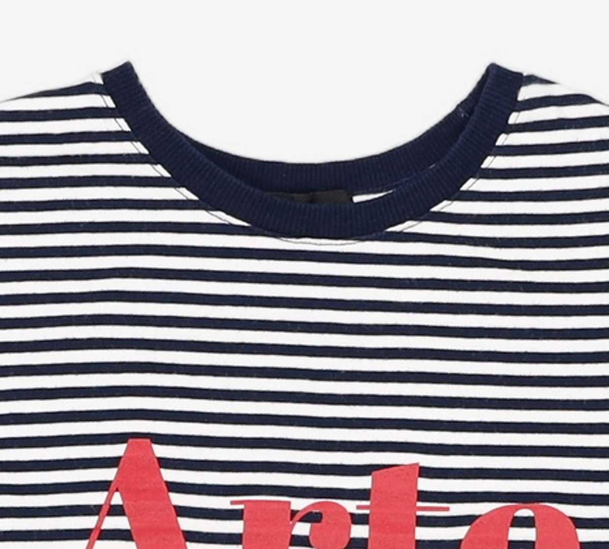 룩캐스트(LOOKAST) NAVY STRIPE ARTE LOGO TSHIRT ONE
