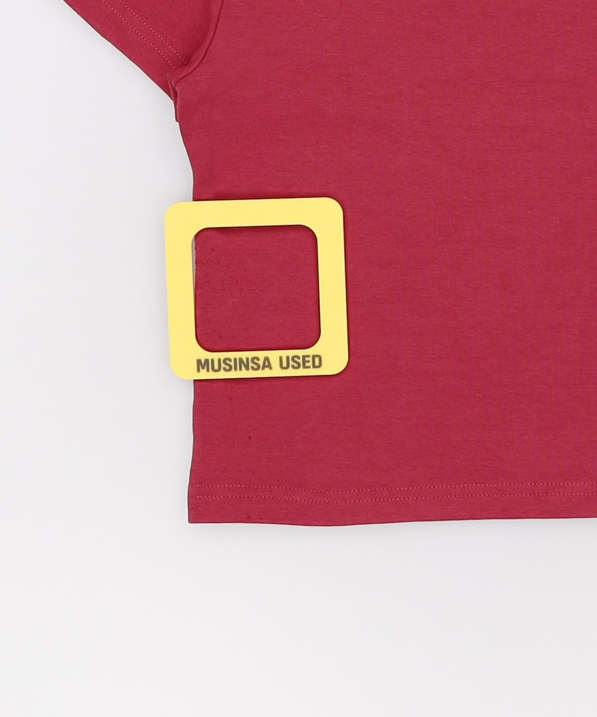 피지컬 디파트먼트(PHYSICAL DEPARTMENT) [WOMENS] COOL COTTON SLIM FIT SS PINK RED S