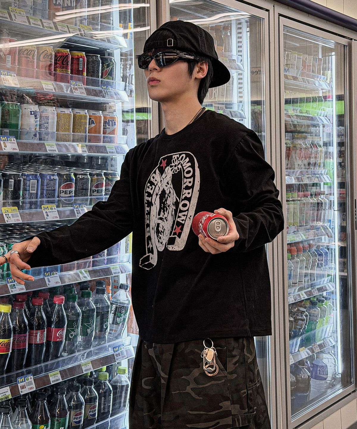 노디(NODI) 럭키 마그넷 롱슬리브 블랙