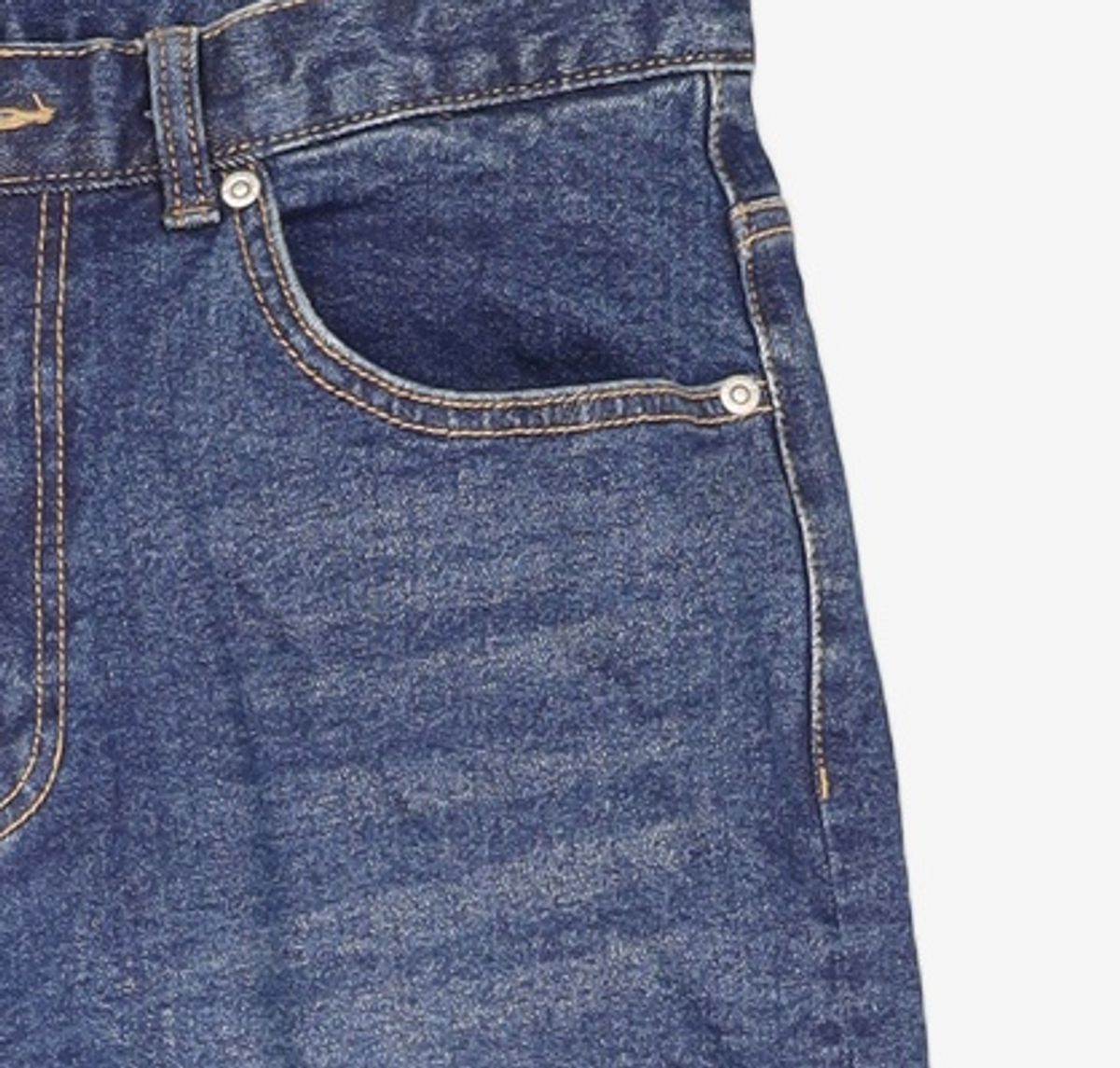 그루브라임(GROOVE RHYME) (기모) DENIM TAPERED PANTS (INDIGO BLUE) [LRSWDDT908M] L