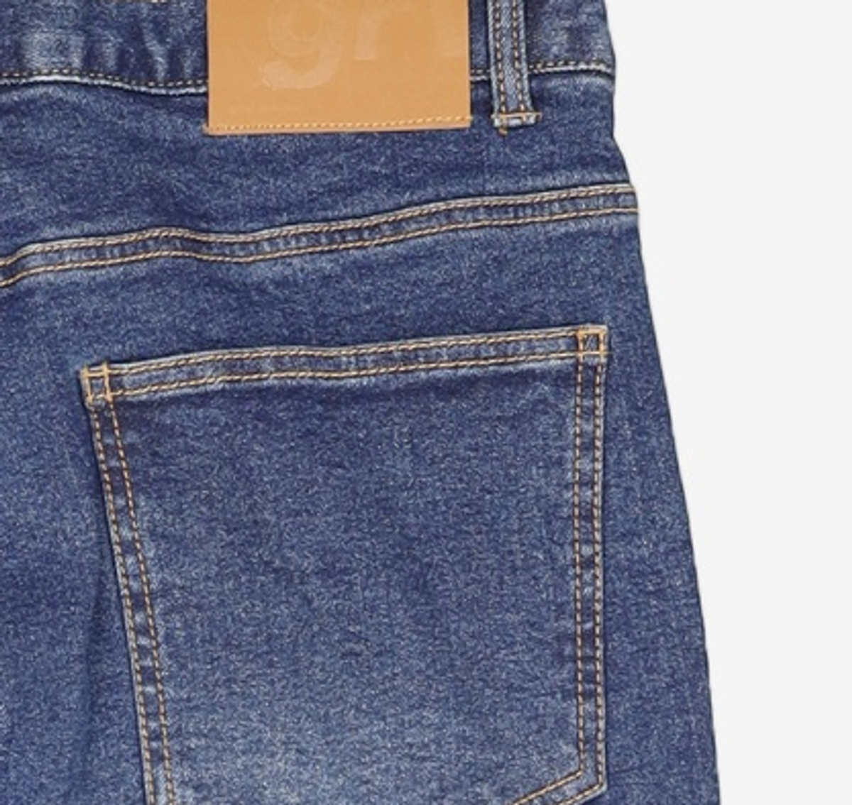그루브라임(GROOVE RHYME) (기모) DENIM TAPERED PANTS (INDIGO BLUE) [LRSWDDT908M] L