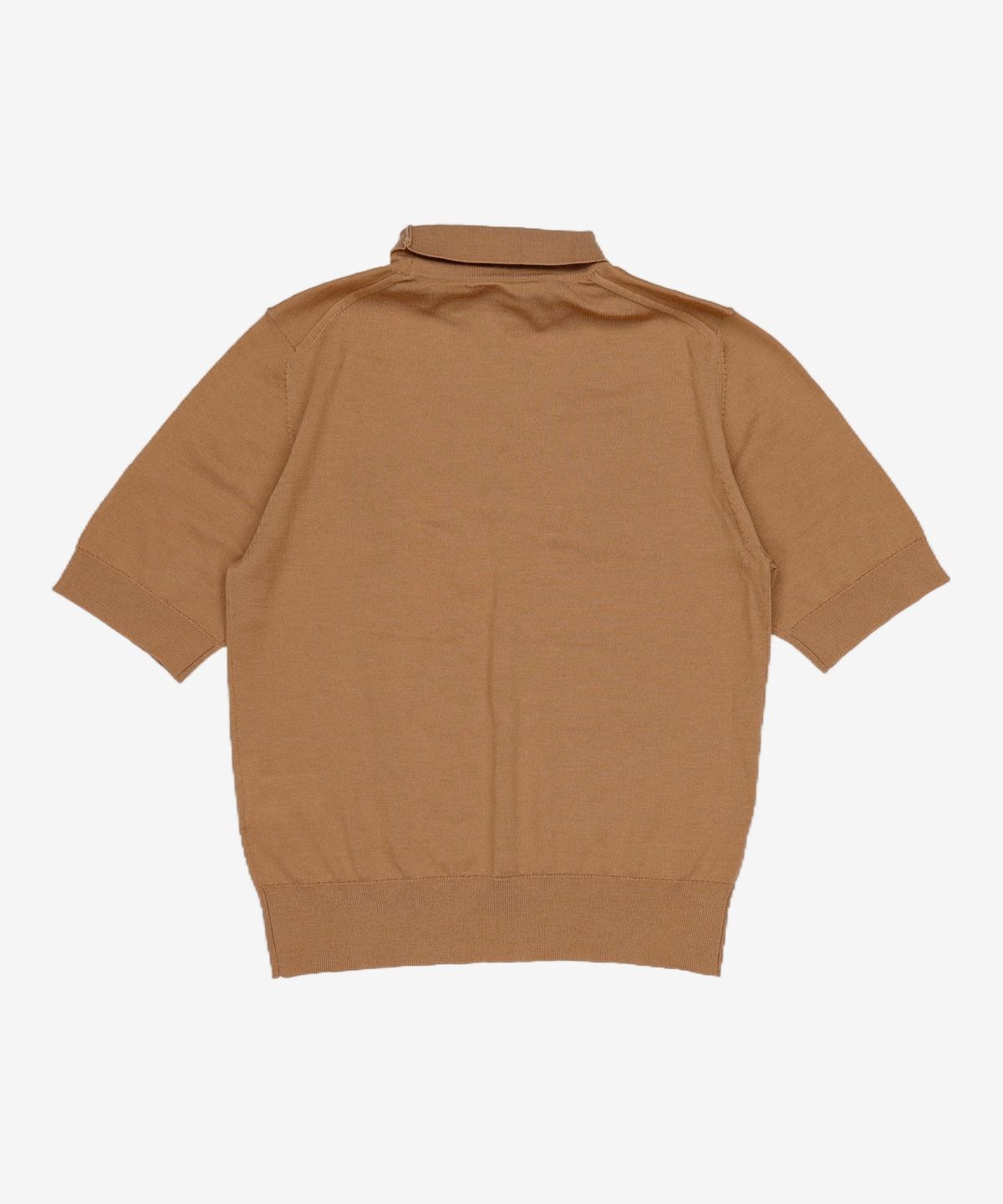 코텔로(KOTELO) Wool Simbol Point Highneck Halfsleeve Pullover  Light Brick S
