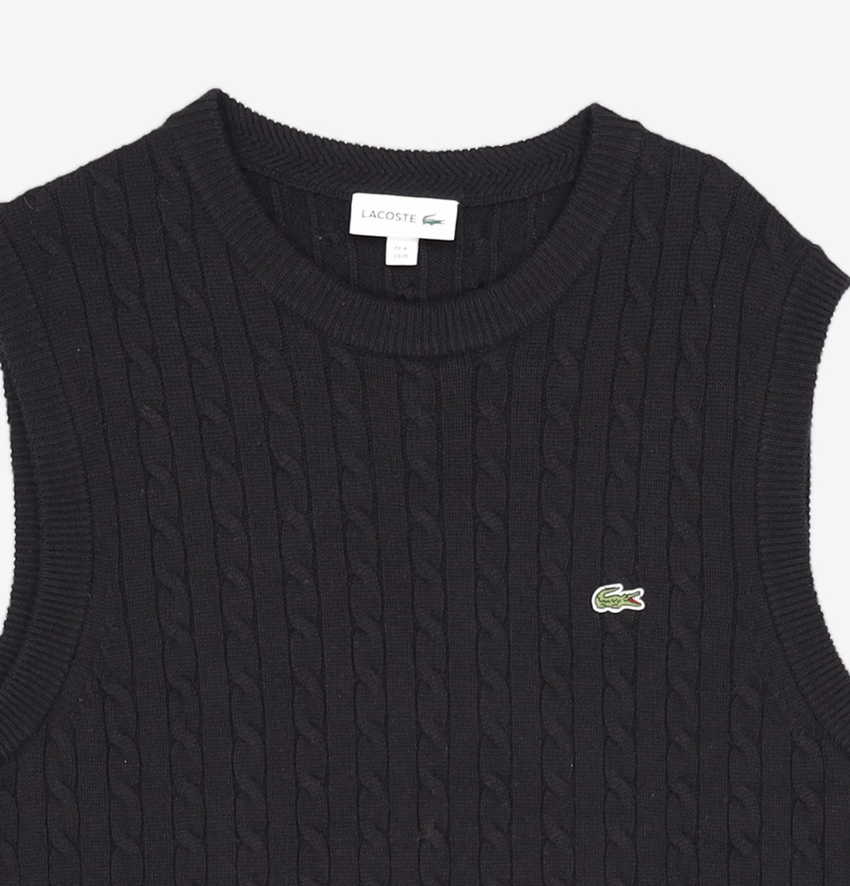 라코스테(LACOSTE) 남성 케이블 라운드 베스트 AH0395-20C_031 4