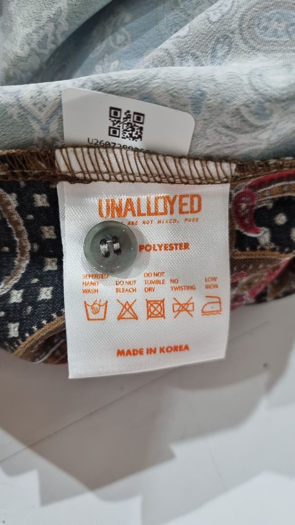어널로이드(UNALLOYED) 캐주얼 셔츠 3XL