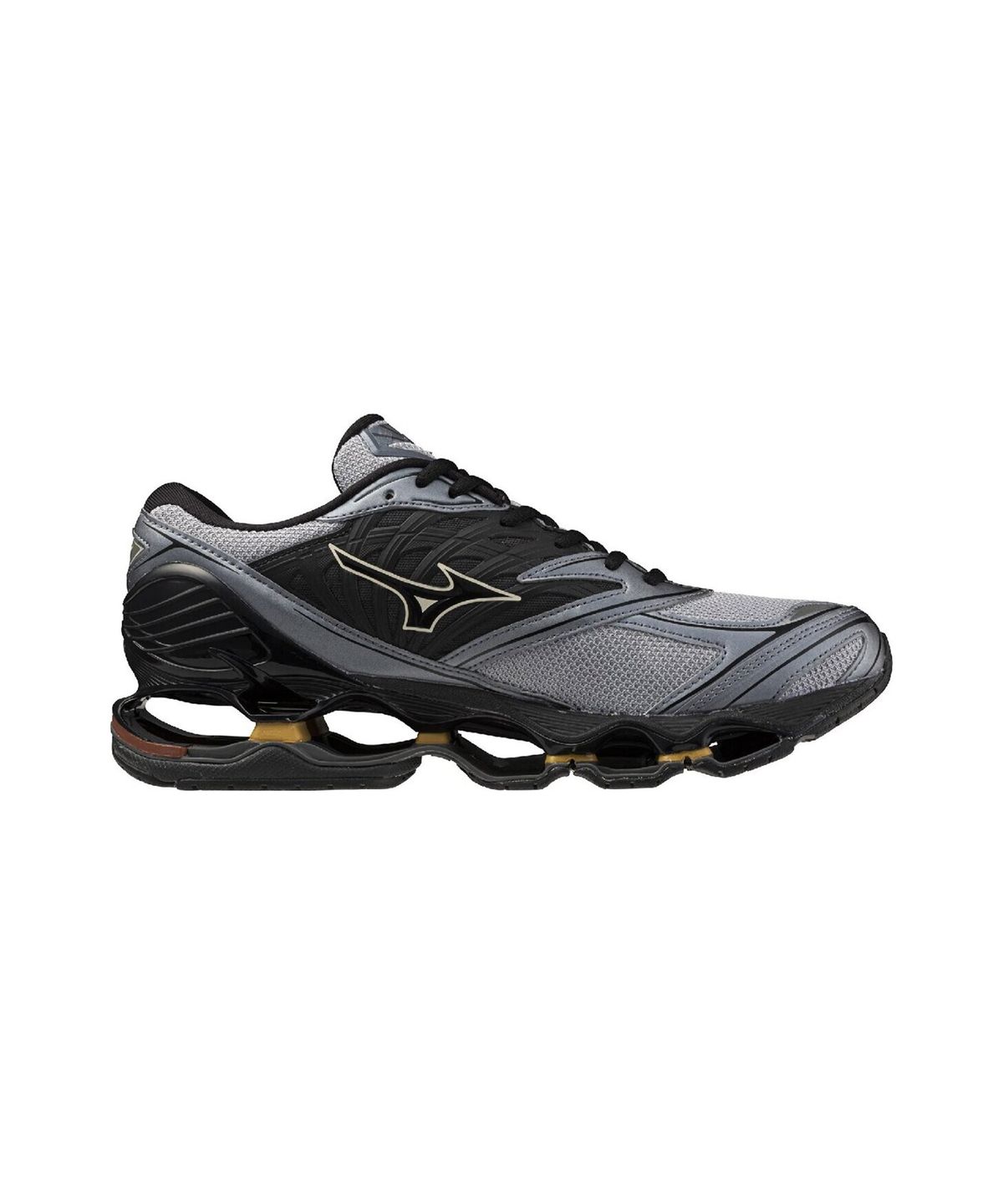 미즈노(MIZUNO) (공용) 웨이브 프로페시 LS - 얼티밋 그레이:섬머 샌드:하비스트 골드 / D1GA333713