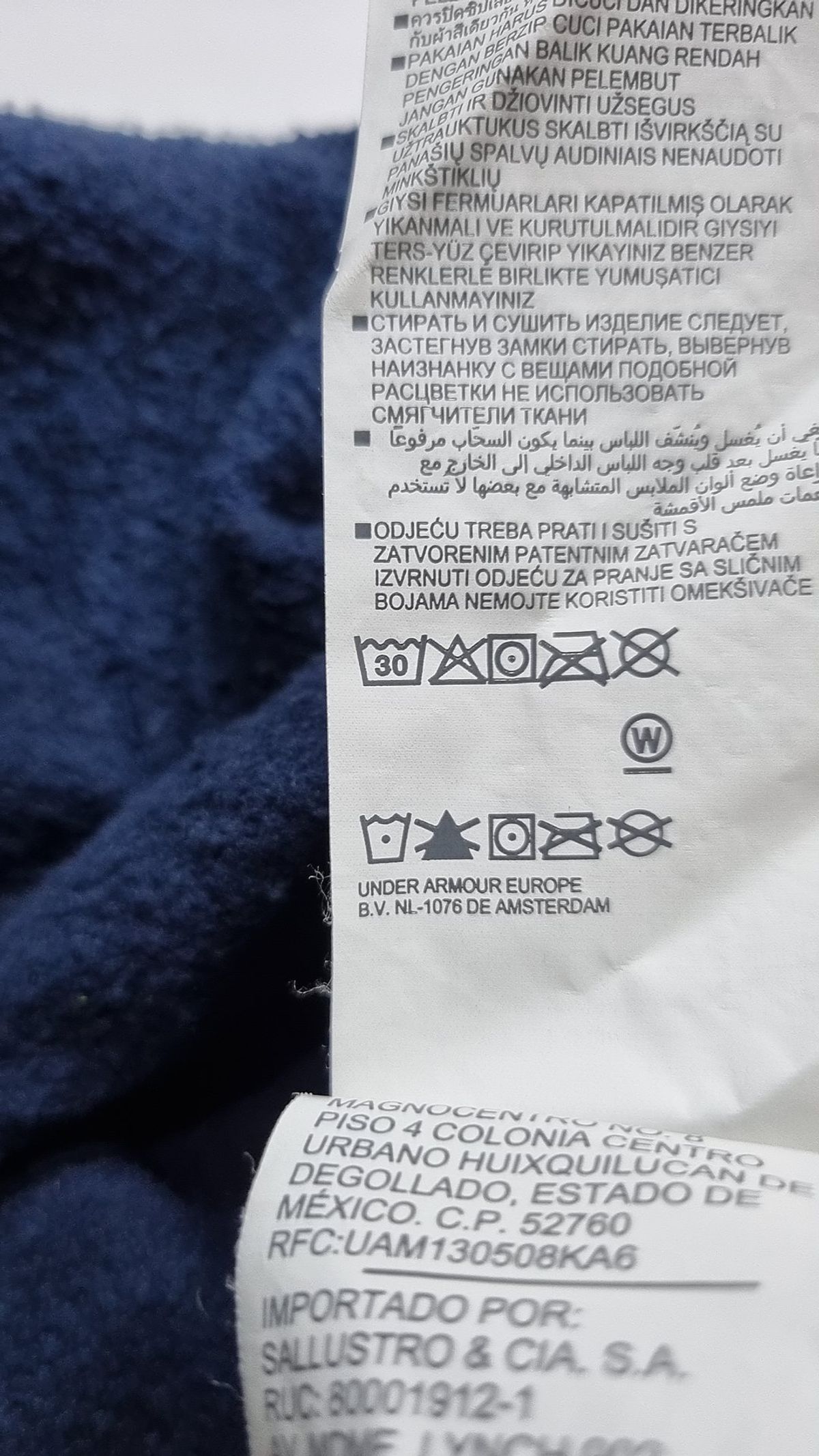 언더아머(UNDERARMOUR) 라이벌 풀집 후디 (블랙) XL