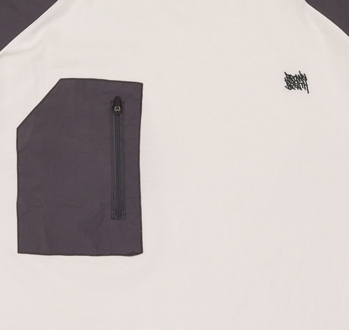 브라운브레스(BROWNBREATH) TAG COMBI TEE - WHITE L