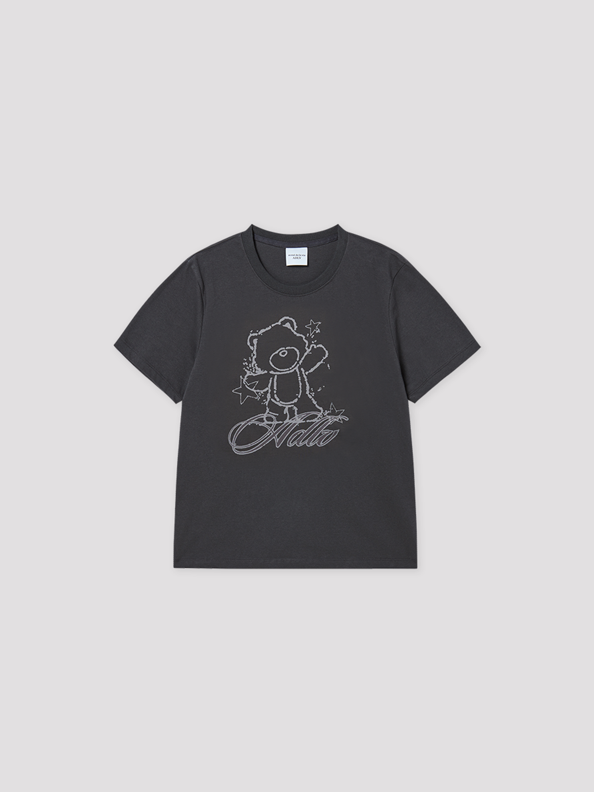 아크메드라비(ACME DE LA VIE) WOMAN INK AC BEAR SHORT SLEEVE T-SHIRT