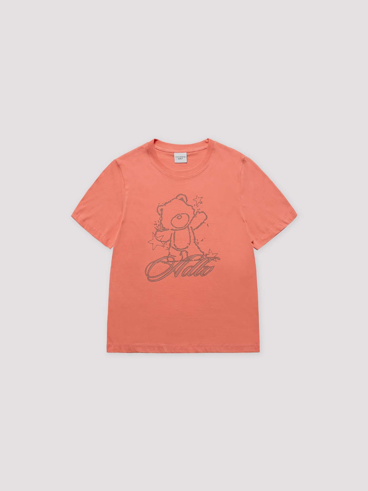 아크메드라비(ACME DE LA VIE) WOMAN INK AC BEAR SHORT SLEEVE T-SHIRT
